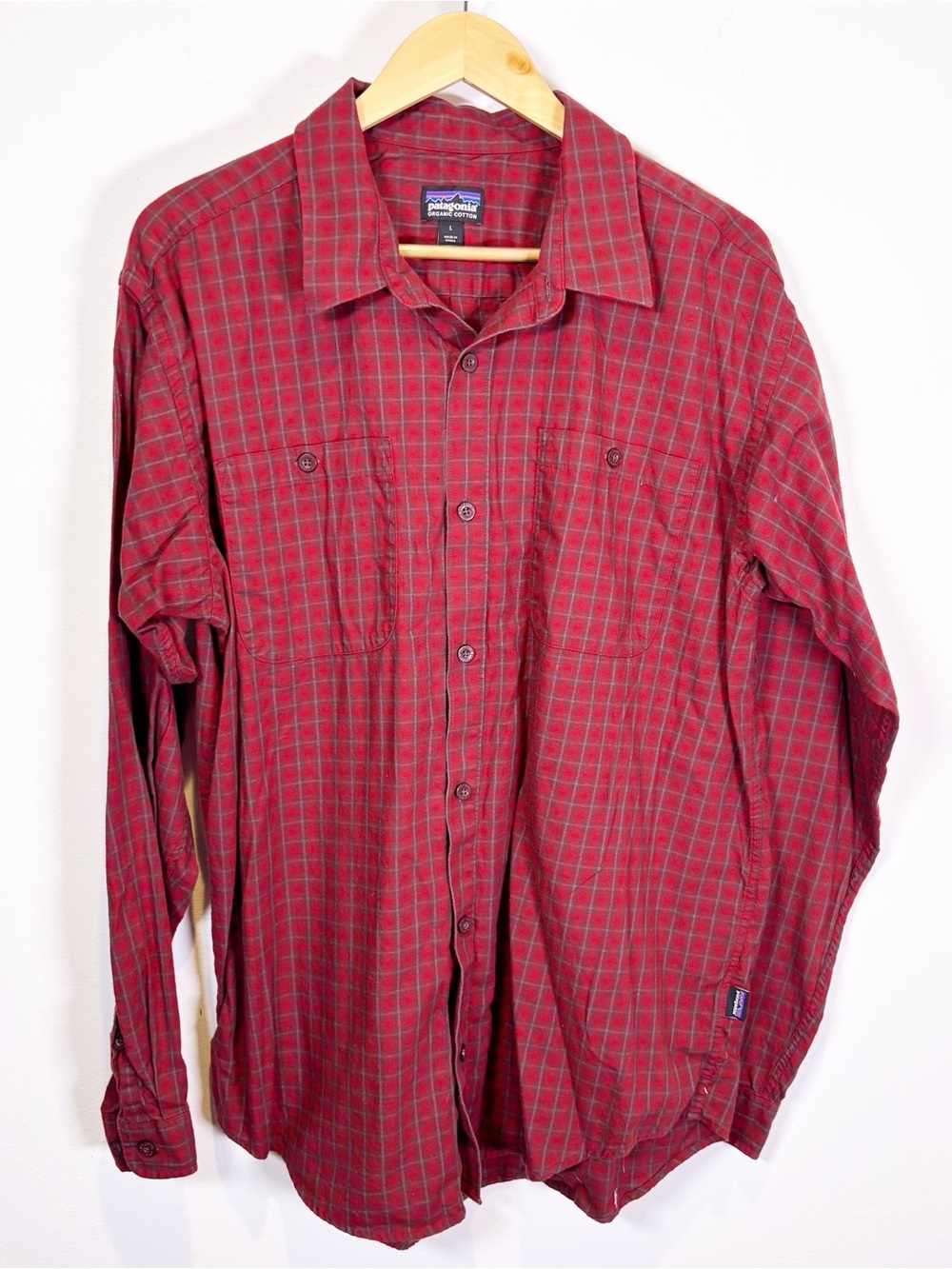 Patagonia Organic Plaid Button Down Shirt